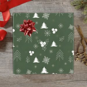 Christmas Wrapping Paper | Premium Holiday Gift Wrap | Green Berries 58″ x 23″ (1–5 Rolls) Wrapping Paper Christmas Gift Wrap Christmas Wrapping Paper | Premium Holiday Gift Wrap | Green Berries 58″ x 23″ (1–5 Rolls) Wrapping Paper Christmas Gift Wrap