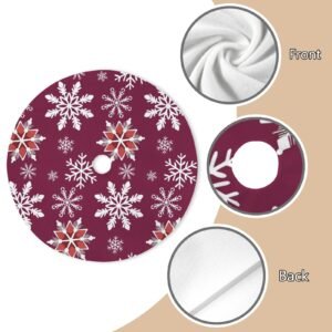 Holiday Christmas Tree Skirt | Wine Flakes | Traditional Rustic Round 48×48 Inch Home Decor Christmas Tree Skirts christmas tree decor Holiday Christmas Tree Skirt | Wine Flakes | Traditional Rustic Round 48×48 Inch Home Decor Christmas Tree Skirts christmas tree decor