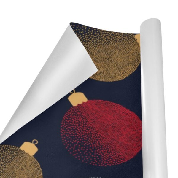 Christmas Wrapping Paper | Premium Holiday Gift Wrap | Light Ornaments 58″ x 23″ (1–5 Rolls) Wrapping Paper Christmas Gift Wrap 2