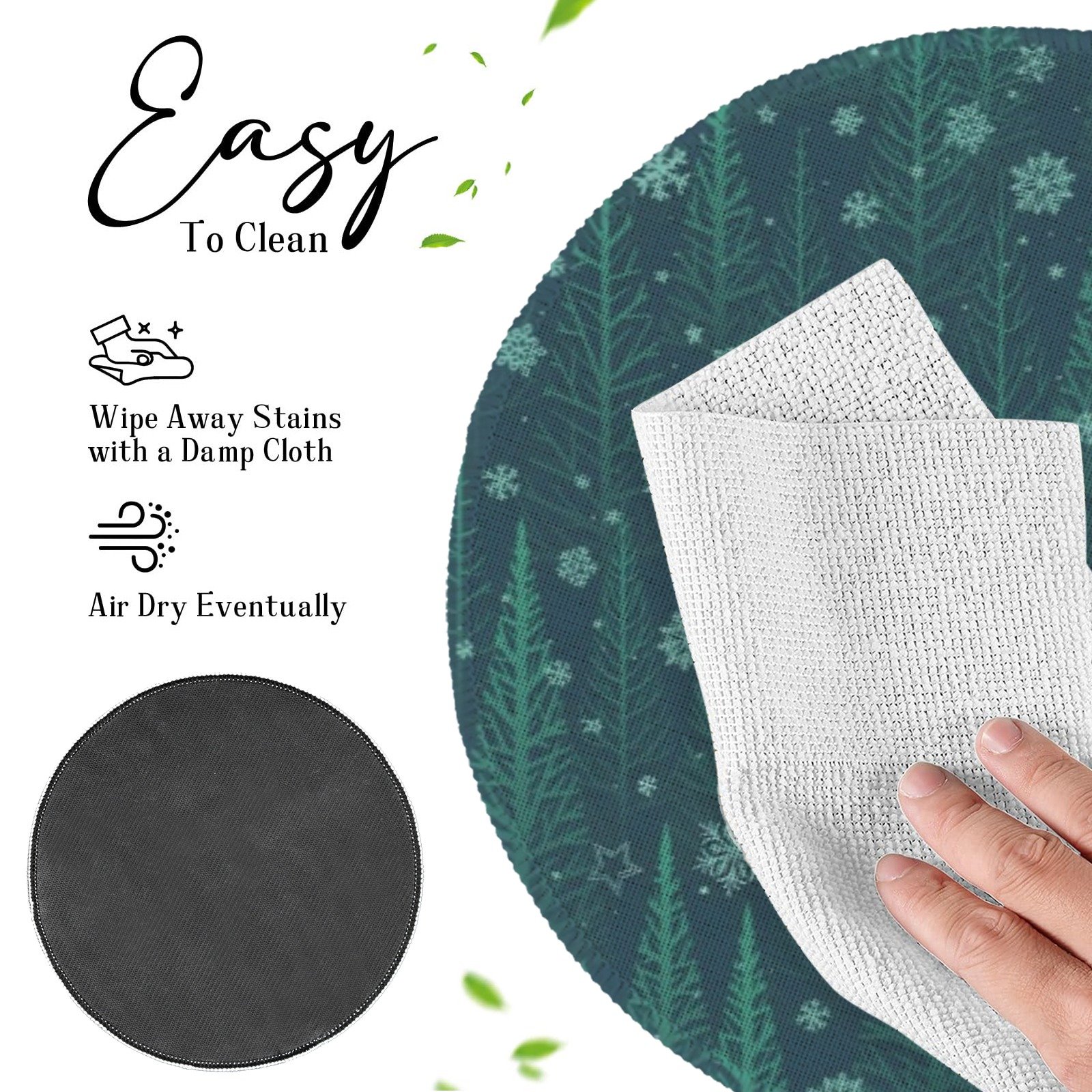 Christmas Placemats | Teal Forest | Holiday Dinner Table Decor | 4 Pack Christmas Placemats christmas dining decor 2 Christmas Placemats | Teal Forest | Holiday Dinner Table Decor | 4 Pack Christmas Placemats christmas dining decor 2