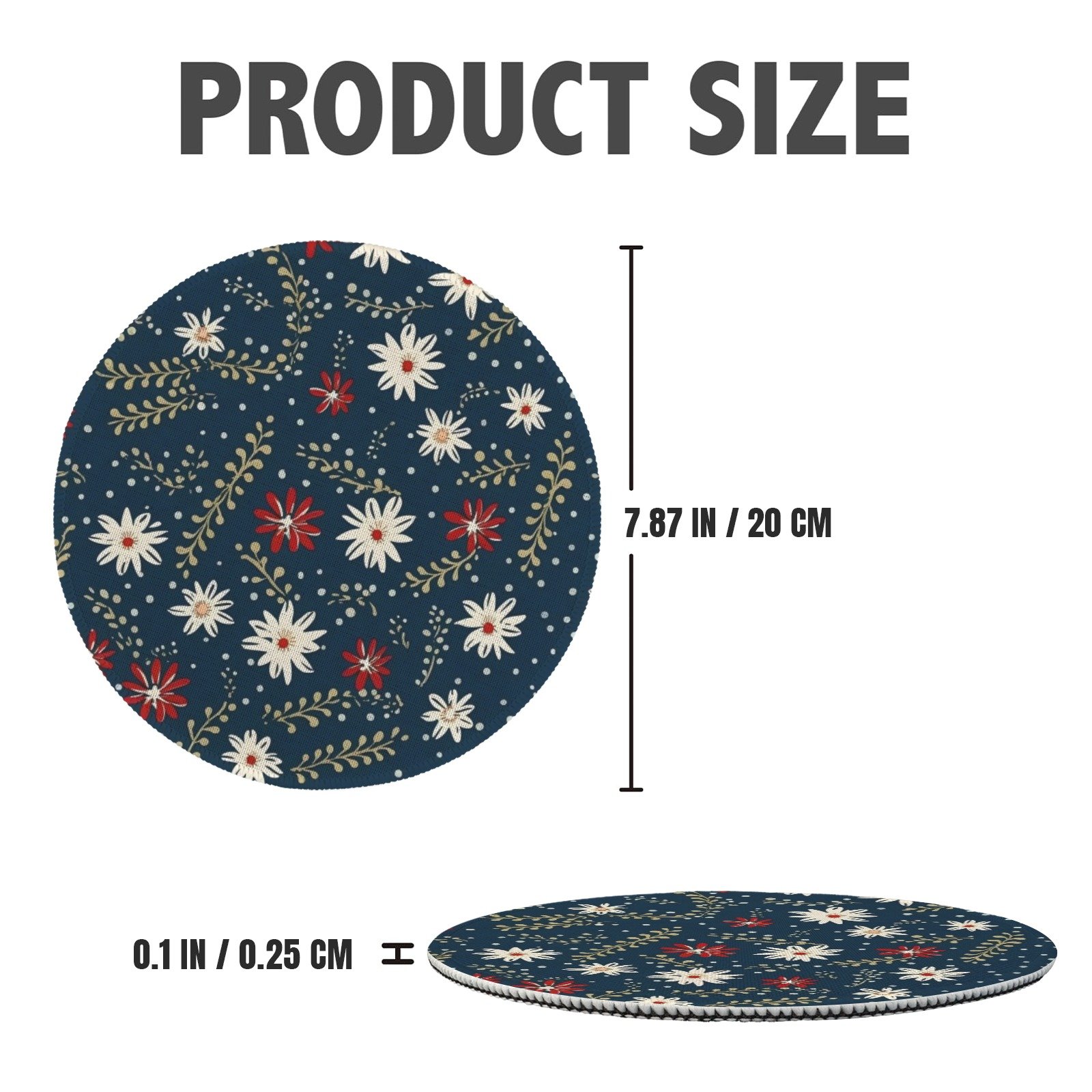 Christmas Placemats | Daisies | Holiday Dinner Table Decor | 4 Pack Christmas Placemats christmas dining decor 5 Christmas Placemats | Daisies | Holiday Dinner Table Decor | 4 Pack Christmas Placemats christmas dining decor 5