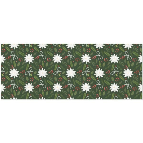 Christmas Wrapping Paper | Premium Holiday Gift Wrap | Floral Snow 58″ x 23″ (1–5 Rolls) Wrapping Paper Christmas Gift Wrap 4