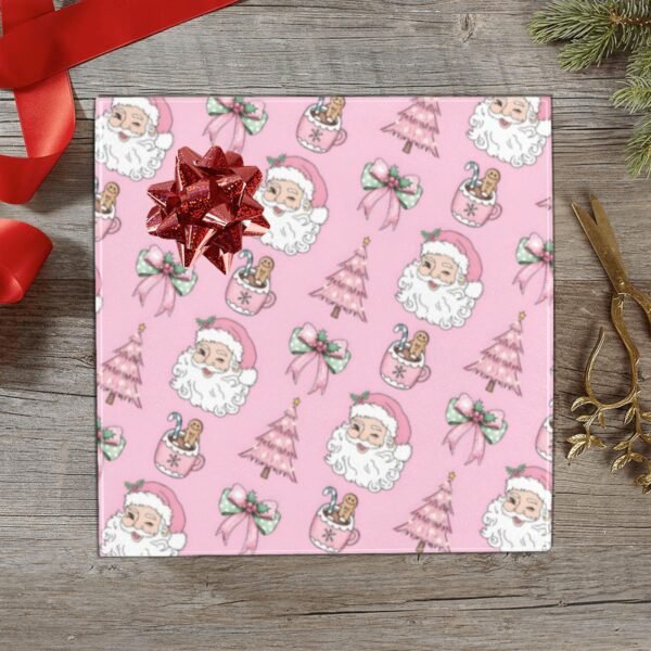 Christmas Wrapping Paper | Premium Holiday Gift Wrap | Pink Cocoa 58″ x 23″ (1–5 Rolls) Wrapping Paper Christmas Gift Wrap 5
