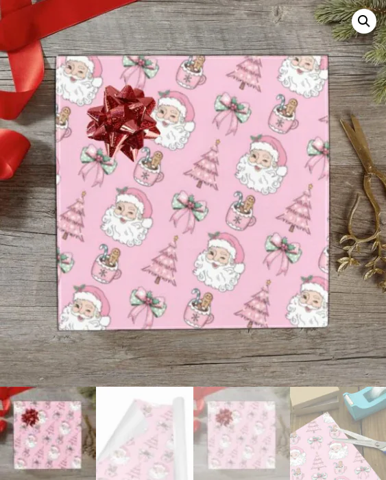 Christmas Wrapping Paper | Premium Holiday Gift Wrap | Pink Cocoa 58″ x 23″ (1–5 Rolls) Wrapping Paper Christmas Gift Wrap 5 Christmas Wrapping Paper | Premium Holiday Gift Wrap | Pink Cocoa 58″ x 23″ (1–5 Rolls) Wrapping Paper Christmas Gift Wrap 5