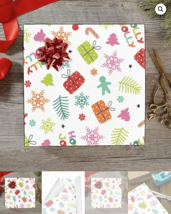Christmas Wrapping Paper | Premium Holiday Gift Wrap | Holly Jolly 58″ x 23″ (1–5 Rolls) Wrapping Paper Christmas Gift Wrap 5 Christmas Wrapping Paper | Premium Holiday Gift Wrap | Holly Jolly 58″ x 23″ (1–5 Rolls) Wrapping Paper Christmas Gift Wrap 5