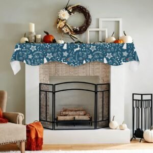 Christmas Holiday Fireplace Mantel Scarf | Jumper | Mantle Runner Christmas Fireplace Mantel Scarf Christmas Fireplace Decoration Christmas Holiday Fireplace Mantel Scarf | Jumper | Mantle Runner Christmas Fireplace Mantel Scarf Christmas Fireplace Decoration