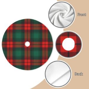 Holiday Christmas Tree Skirt | Christmas Plaid | Traditional Rustic Round 48×48 Inch Home Decor Christmas Tree Skirts christmas tree decor Holiday Christmas Tree Skirt | Christmas Plaid | Traditional Rustic Round 48×48 Inch Home Decor Christmas Tree Skirts christmas tree decor