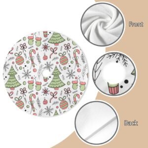 Holiday Christmas Tree Skirt | Mittens | Traditional Rustic Round 48×48 Inch Home Decor Christmas Tree Skirts christmas tree decor Holiday Christmas Tree Skirt | Mittens | Traditional Rustic Round 48×48 Inch Home Decor Christmas Tree Skirts christmas tree decor