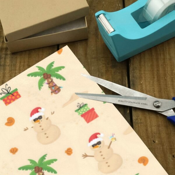 Christmas Wrapping Paper | Premium Holiday Gift Wrap | Miami 58″ x 23″ (1–5 Rolls) Wrapping Paper Christmas Gift Wrap 3