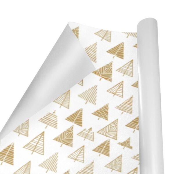 Christmas Wrapping Paper | Premium Holiday Gift Wrap | Gold Forest 58″ x 23″ (1–5 Rolls) Wrapping Paper Christmas Gift Wrap 2