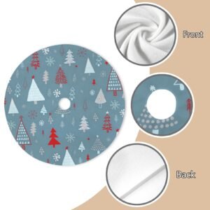 Holiday Christmas Tree Skirt | Slate Forest | Traditional Rustic Round 48×48 Inch Home Decor Christmas Tree Skirts christmas tree decor Holiday Christmas Tree Skirt | Slate Forest | Traditional Rustic Round 48×48 Inch Home Decor Christmas Tree Skirts christmas tree decor