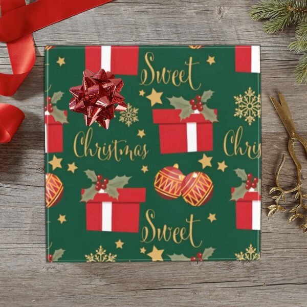 Christmas Wrapping Paper | Premium Holiday Gift Wrap | Sweet 58″ x 23″ (1–5 Rolls) Wrapping Paper Christmas Gift Wrap
