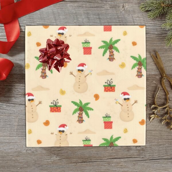 Christmas Wrapping Paper | Premium Holiday Gift Wrap | Miami 58″ x 23″ (1–5 Rolls) Wrapping Paper Christmas Gift Wrap