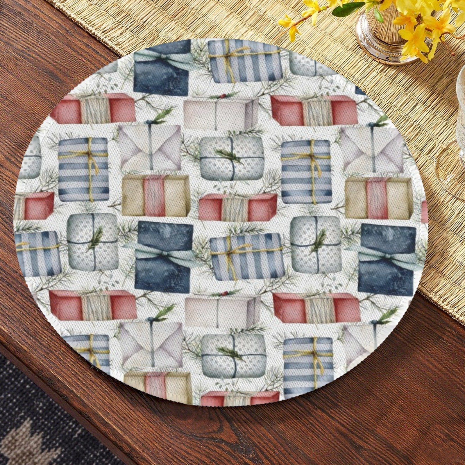 Christmas Placemats | Gifts | Holiday Dinner Table Decor | 4 Pack Christmas Placemats christmas dining decor 3 Christmas Placemats | Gifts | Holiday Dinner Table Decor | 4 Pack Christmas Placemats christmas dining decor 3