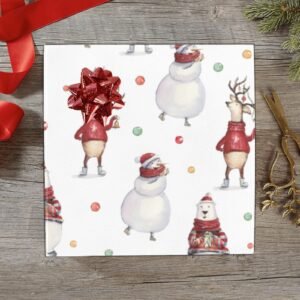 Christmas Wrapping Paper | Premium Holiday Gift Wrap | Polar Santa 58″ x 23″ (1–5 Rolls) Wrapping Paper Christmas Gift Wrap