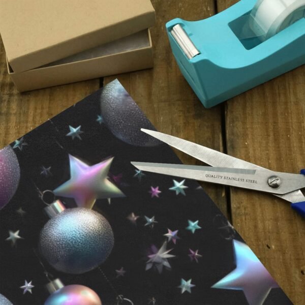 Christmas Wrapping Paper | Premium Holiday Gift Wrap | Ornament Galaxy 58″ x 23″ (1–5 Rolls) Wrapping Paper Christmas Gift Wrap 3