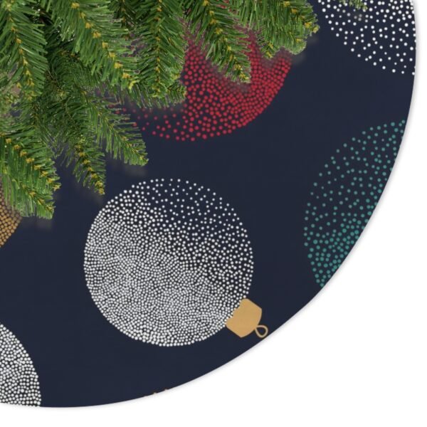 Holiday Christmas Tree Skirt | Digital | Traditional Rustic Round 48×48 Inch Home Decor Christmas Tree Skirts christmas tree decor 6