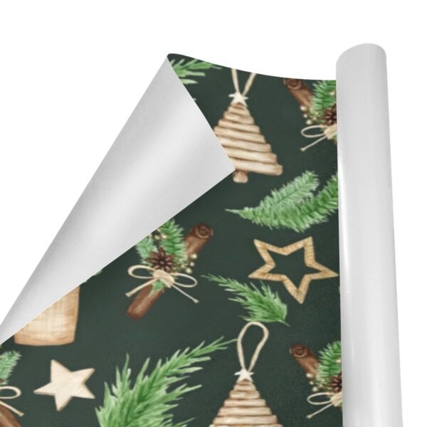 Christmas Wrapping Paper | Premium Holiday Gift Wrap | Cinnamon 58″ x 23″ (1–5 Rolls) Wrapping Paper Christmas Gift Wrap 2