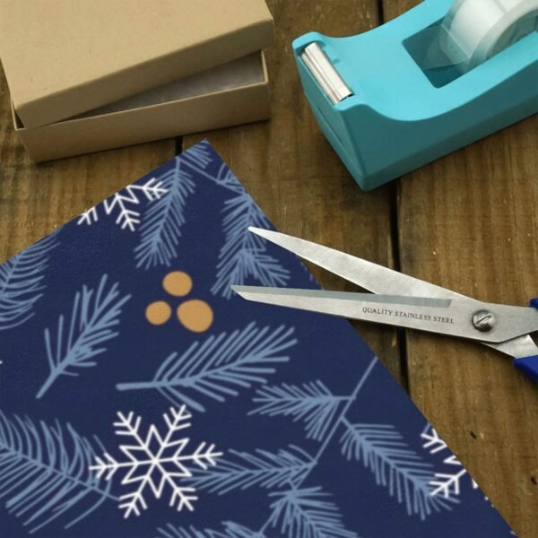 Christmas Wrapping Paper | Premium Holiday Gift Wrap | Navy Pines 58″ x 23″ (1–5 Rolls) Wrapping Paper Christmas Gift Wrap 4