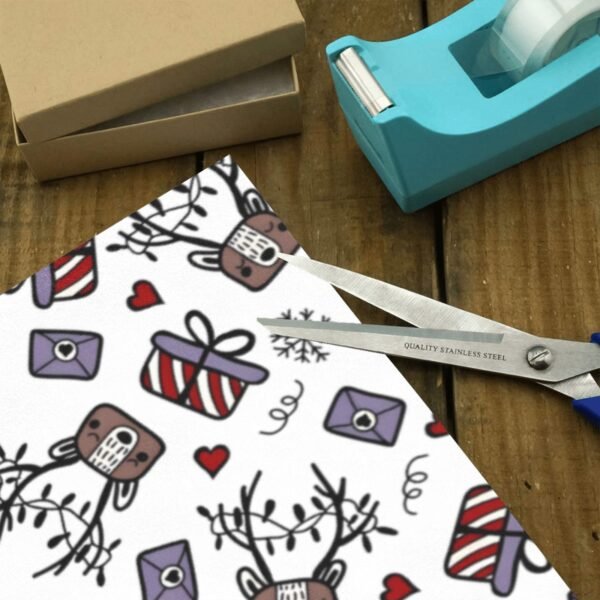 Christmas Wrapping Paper | Premium Holiday Gift Wrap | Letters 58″ x 23″ (1–5 Rolls) Wrapping Paper Christmas Gift Wrap 3