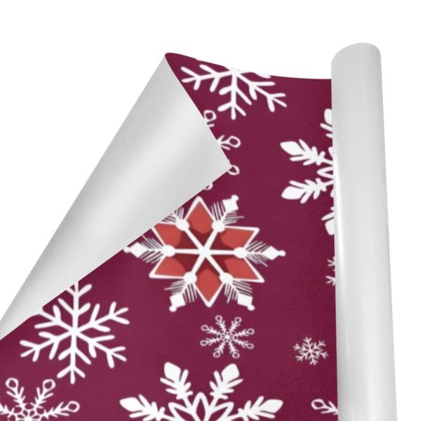 Christmas Wrapping Paper | Premium Holiday Gift Wrap | Wine Flakes 58″ x 23″ (1–5 Rolls) Wrapping Paper Christmas Gift Wrap 3