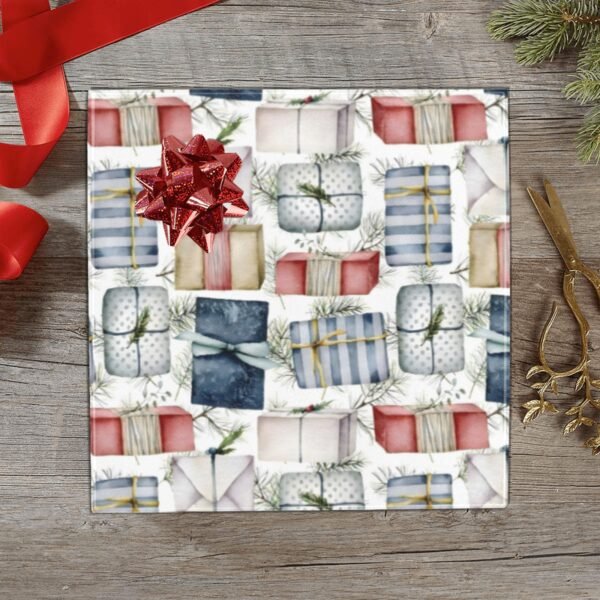 Christmas Wrapping Paper | Premium Holiday Gift Wrap | Antique Gifts 58″ x 23″ (1–5 Rolls) Wrapping Paper Christmas Gift Wrap