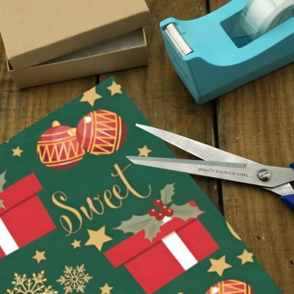 Christmas Wrapping Paper | Premium Holiday Gift Wrap | Sweet 58″ x 23″ (1–5 Rolls) Wrapping Paper Christmas Gift Wrap 3