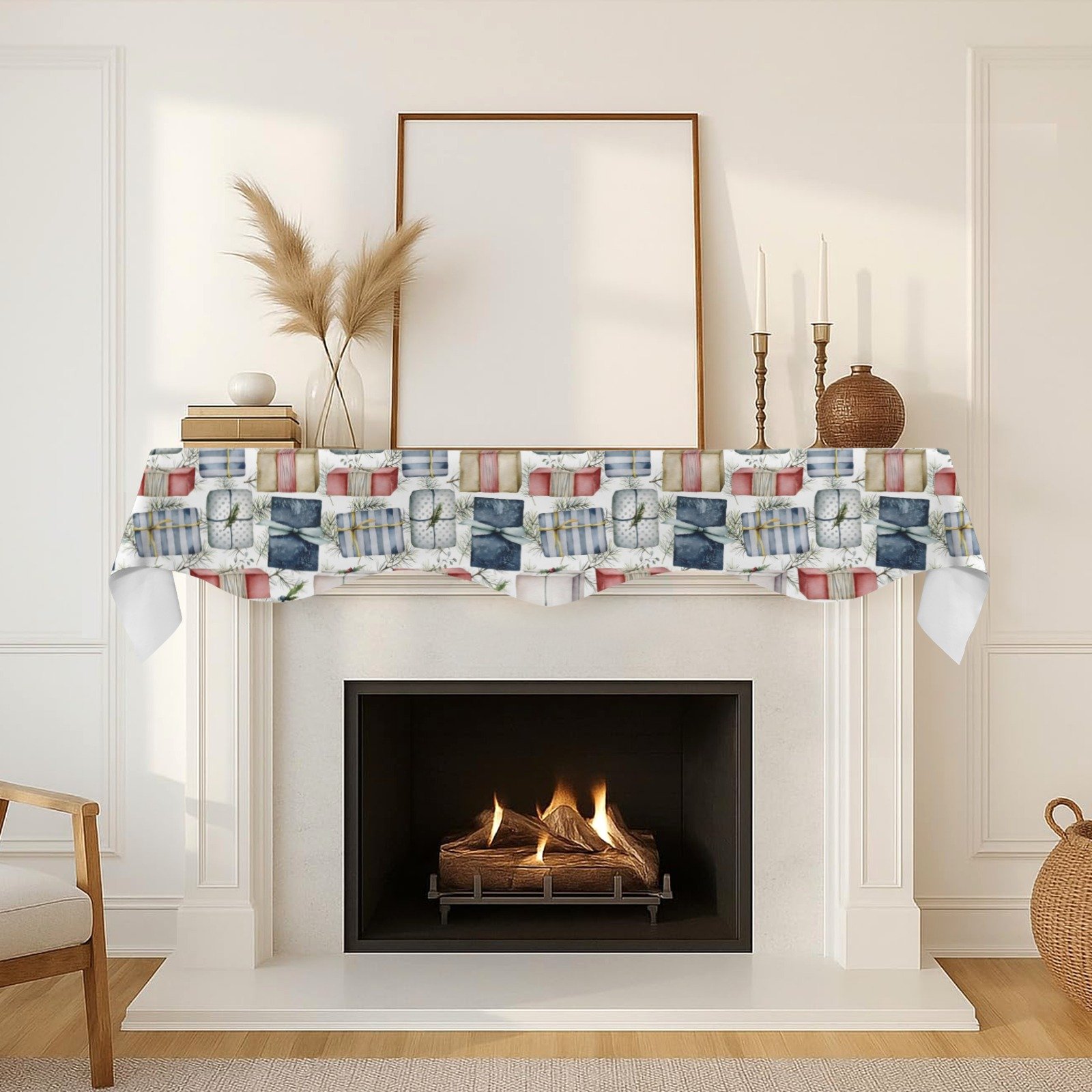 Christmas Holiday Fireplace Mantel Scarf | Gifts | Mantle Runner Christmas Fireplace Mantel Scarf Christmas Fireplace Decoration 4 Christmas Holiday Fireplace Mantel Scarf | Gifts | Mantle Runner Christmas Fireplace Mantel Scarf Christmas Fireplace Decoration 4