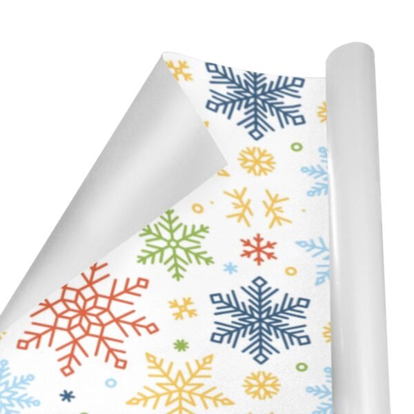 Christmas Wrapping Paper | Premium Holiday Gift Wrap | Rainbow Flakes 58″ x 23″ (1–5 Rolls) Wrapping Paper Christmas Gift Wrap 3