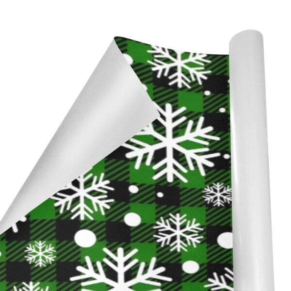Christmas Wrapping Paper | Premium Holiday Gift Wrap | Green Buffalo 58″ x 23″ (1–5 Rolls) Wrapping Paper Christmas Gift Wrap 2
