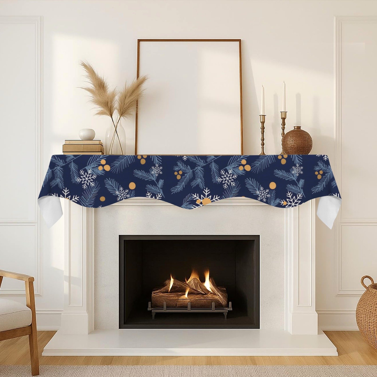 Christmas Holiday Fireplace Mantel Scarf | Gold Berries | Mantle Runner Christmas Fireplace Mantel Scarf Christmas Fireplace Decoration 4 Christmas Holiday Fireplace Mantel Scarf | Gold Berries | Mantle Runner Christmas Fireplace Mantel Scarf Christmas Fireplace Decoration 4