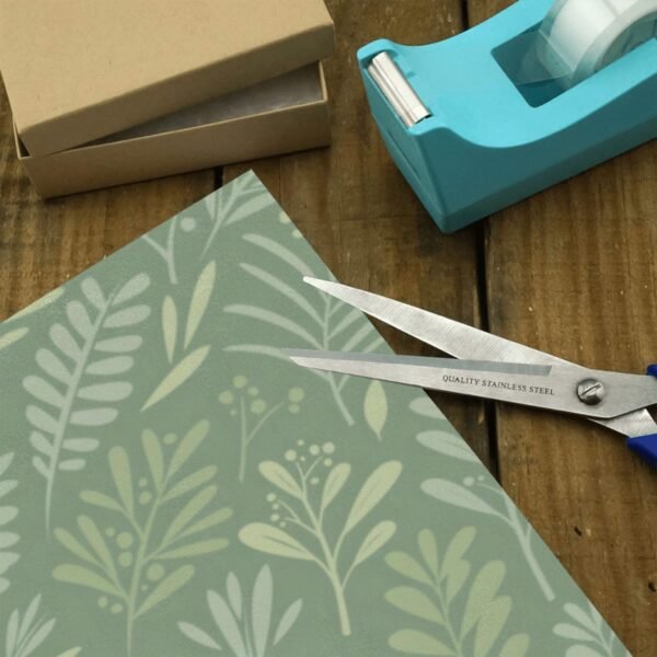 Christmas Wrapping Paper | Premium Holiday Gift Wrap | Green Wheat 58″ x 23″ (1–5 Rolls) Wrapping Paper Christmas Gift Wrap 3