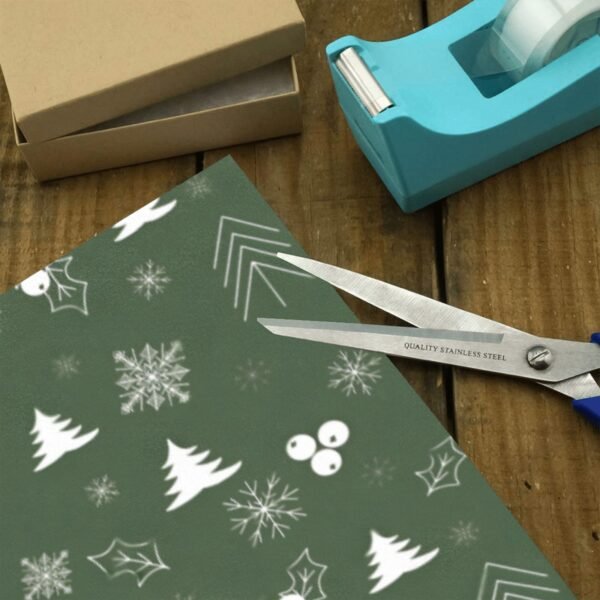 Christmas Wrapping Paper | Premium Holiday Gift Wrap | Green Berries 58″ x 23″ (1–5 Rolls) Wrapping Paper Christmas Gift Wrap 3