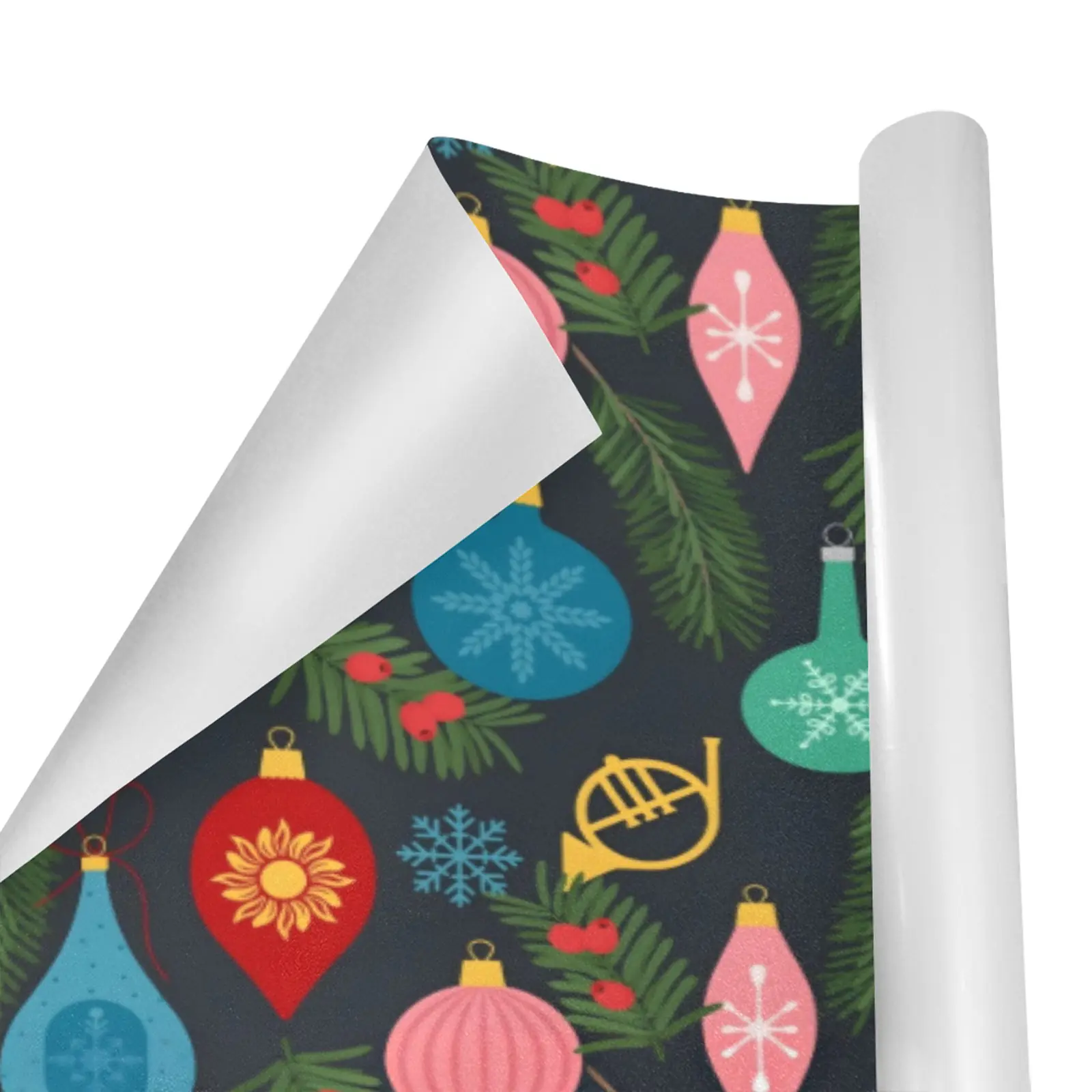 Christmas Wrapping Paper | Premium Holiday Gift Wrap | French Horn 58″ x 23″ (1–5 Rolls) Wrapping Paper Christmas Gift Wrap 2