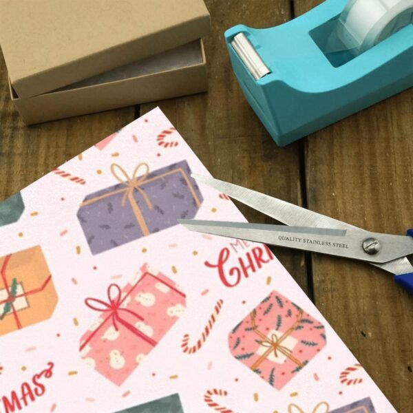 Christmas Wrapping Paper | Premium Holiday Gift Wrap | Merry Gifts 58″ x 23″ (1–5 Rolls) Wrapping Paper Christmas Gift Wrap 3