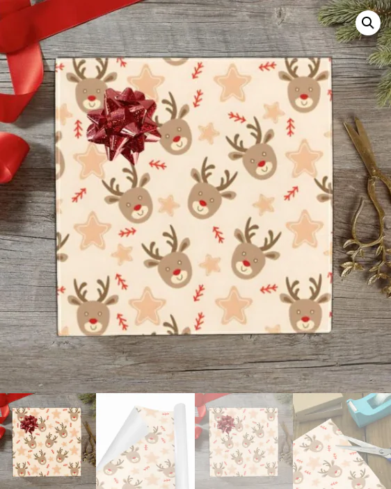 Christmas Wrapping Paper | Premium Holiday Gift Wrap | Leader 58″ x 23″ (1–5 Rolls) Wrapping Paper Christmas Gift Wrap 5
