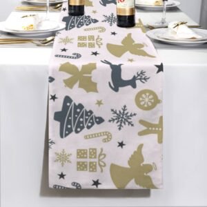 Christmas Table Runner | Gold Angel | Holiday Dinner Table Decor Christmas Table Runners Christmas dinner table runner Christmas Table Runner | Gold Angel | Holiday Dinner Table Decor Christmas Table Runners Christmas dinner table runner