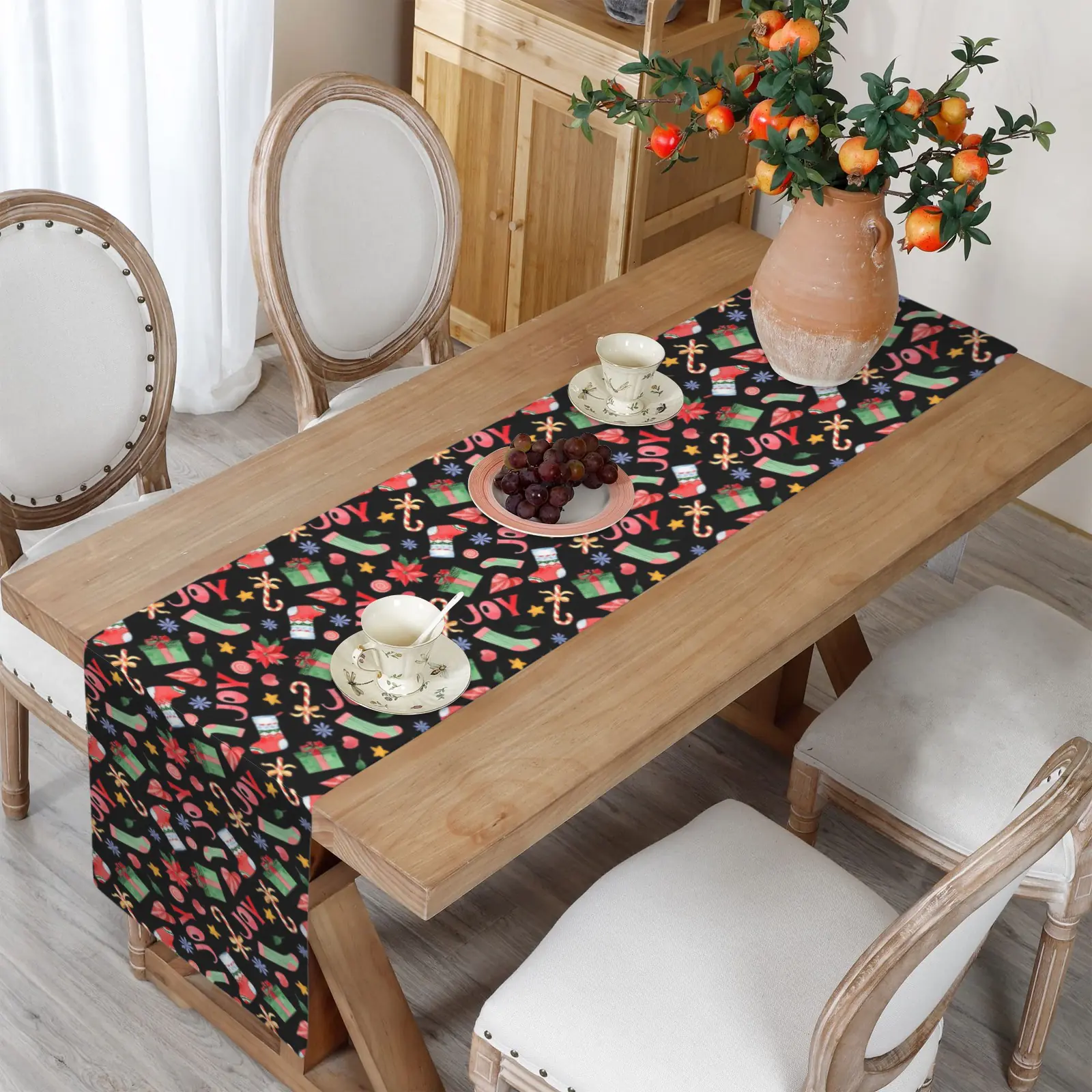 Christmas Table Runner | Joy | Holiday Dinner Table Decor Christmas Table Runners Christmas dinner table runner 5 Christmas Table Runner | Joy | Holiday Dinner Table Decor Christmas Table Runners Christmas dinner table runner 5