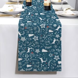 Christmas Table Runner | Blueberry | Holiday Dinner Table Decor Christmas Table Runners Christmas dinner table runner Christmas Table Runner | Blueberry | Holiday Dinner Table Decor Christmas Table Runners Christmas dinner table runner