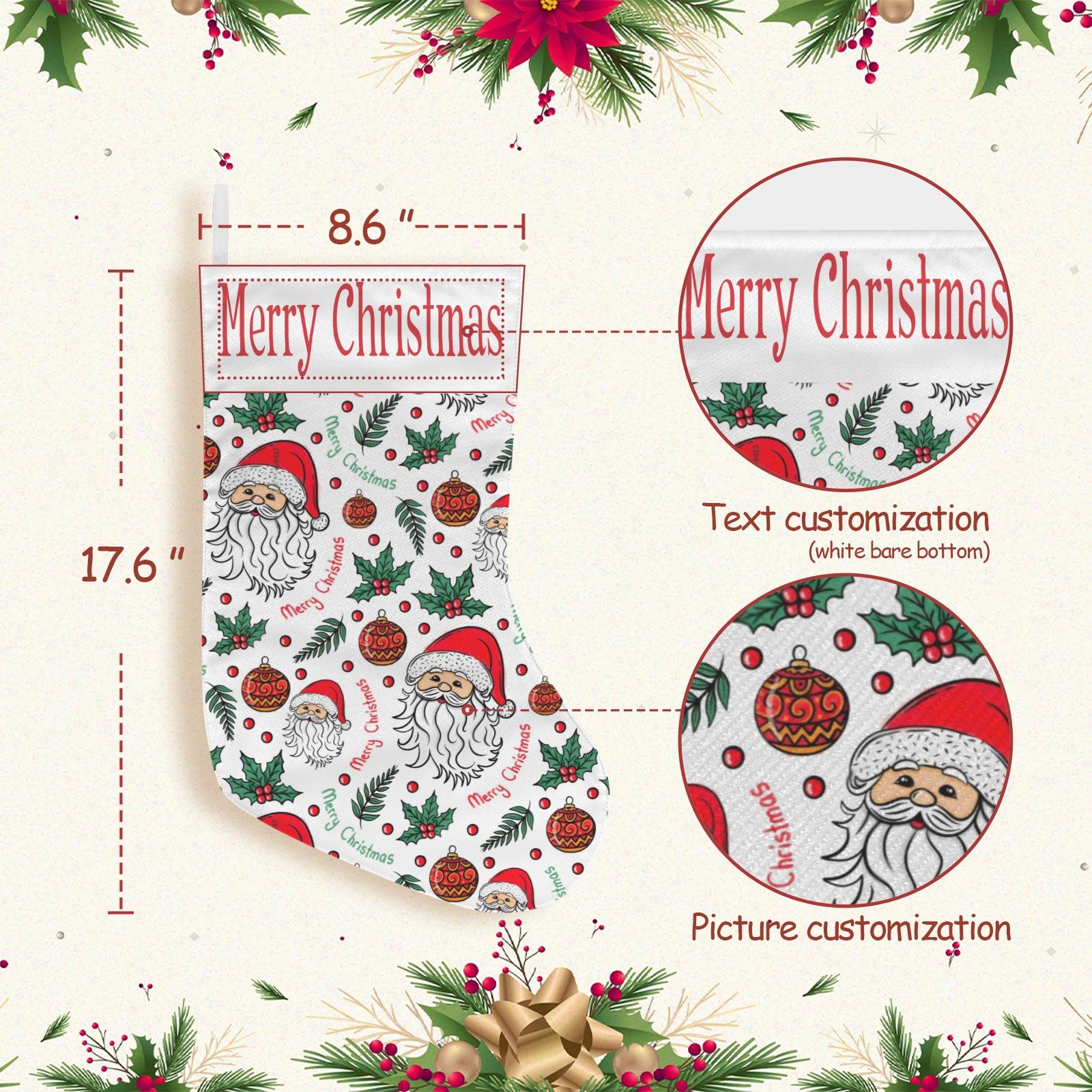 Christmas Stockings | Holiday Stocking Sock | Santas Christmas Stockings christmas sock 4 Christmas Stockings | Holiday Stocking Sock | Santas Christmas Stockings christmas sock 4