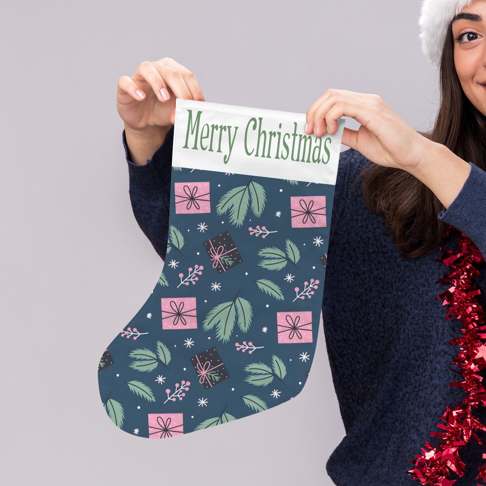 Christmas Stockings | Holiday Stocking Sock | Fractal Christmas Stockings christmas sock 24