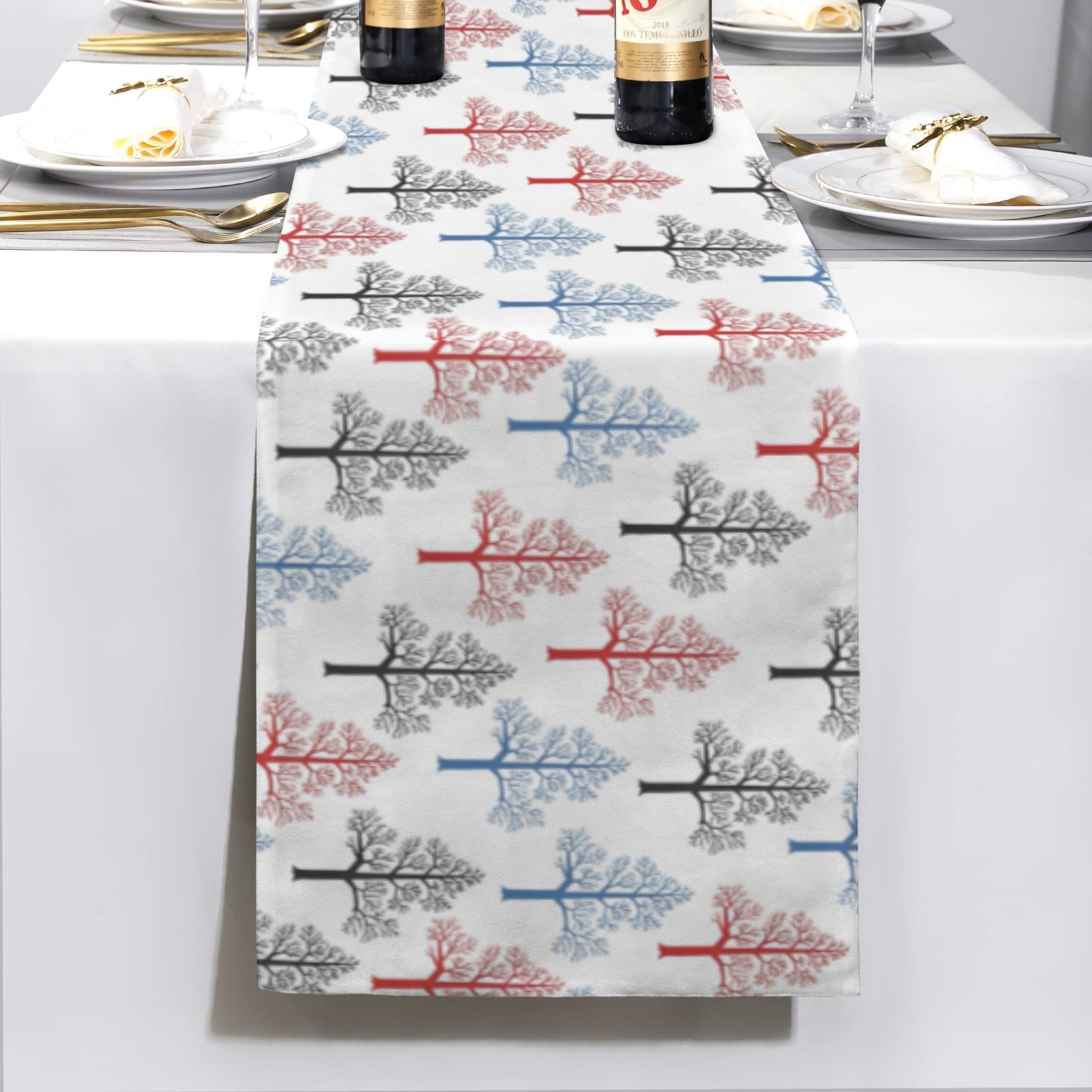 Christmas Table Runner | Ho Ho Ho | Holiday Dinner Table Decor Christmas Table Runners Christmas dinner table runner 9