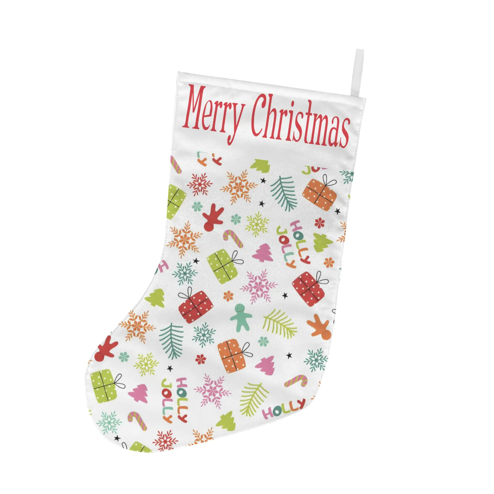 Christmas Stockings | Holiday Stocking Sock | Holly Jolly Christmas Stockings christmas sock 6