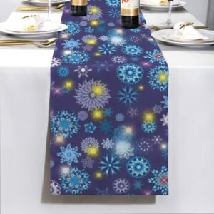 Christmas Table Runner | Galactic | Holiday Dinner Table Decor Christmas Table Runners Christmas dinner table runner
