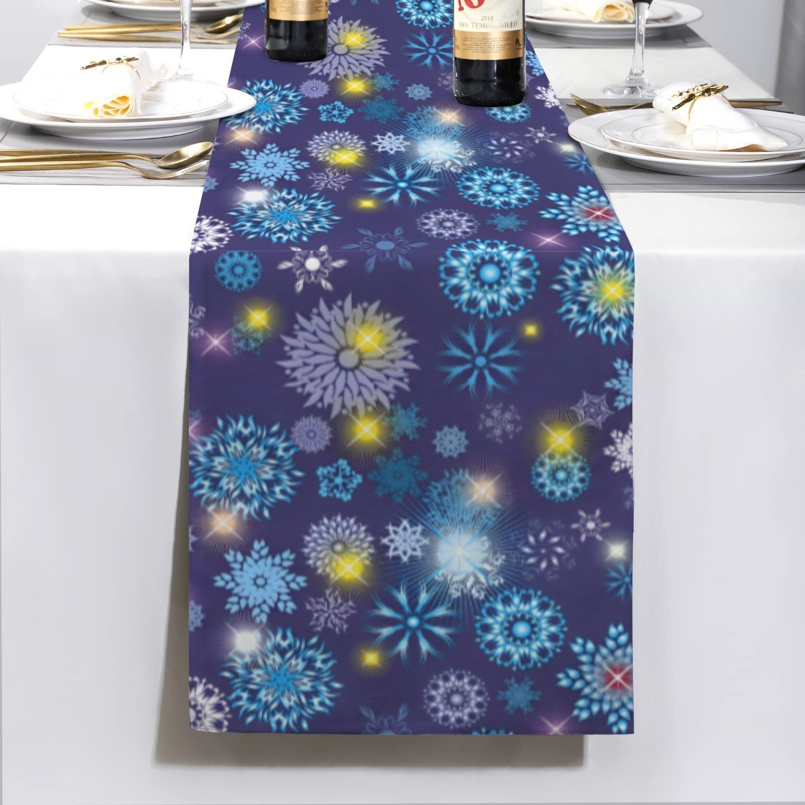 Christmas Table Runner | Ho Ho Ho | Holiday Dinner Table Decor Christmas Table Runners Christmas dinner table runner 14