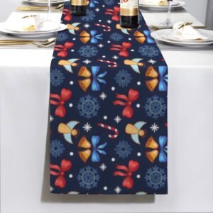 Christmas Table Runner | Blue Angel | Holiday Dinner Table Decor Christmas Table Runners Christmas dinner table runner Christmas Table Runner | Blue Angel | Holiday Dinner Table Decor Christmas Table Runners Christmas dinner table runner