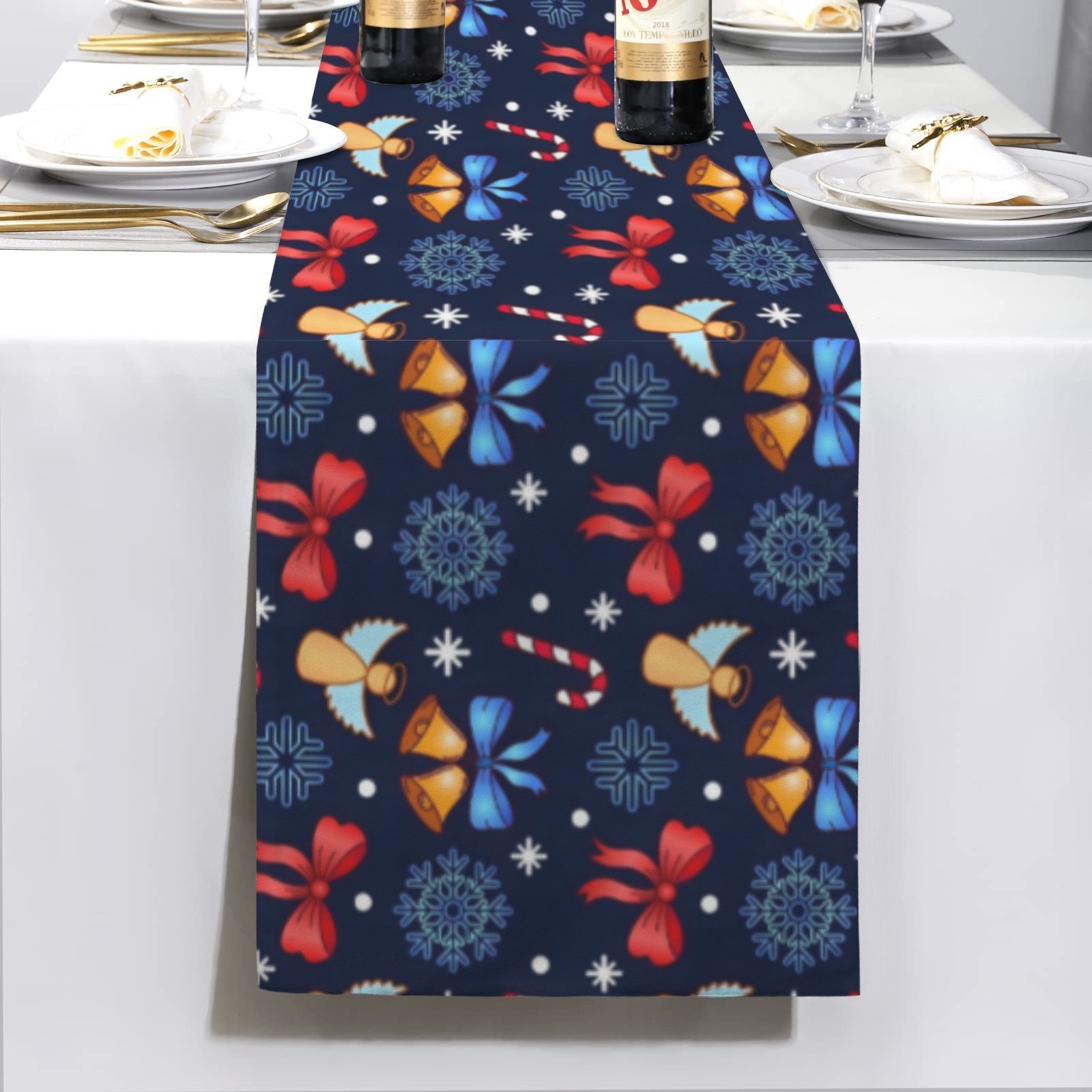 Christmas Table Runner | Daisy | Holiday Dinner Table Decor Christmas Table Runners Christmas dinner table runner 11