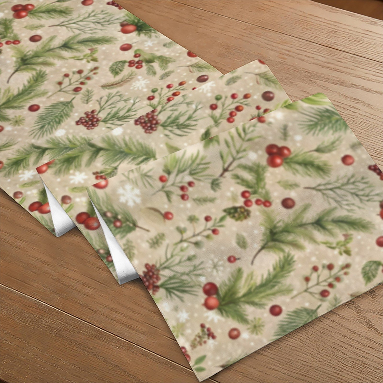 Christmas Table Runner | Cranberry | Holiday Dinner Table Decor Christmas Table Runners Christmas dinner table runner 4 Christmas Table Runner | Cranberry | Holiday Dinner Table Decor Christmas Table Runners Christmas dinner table runner 4