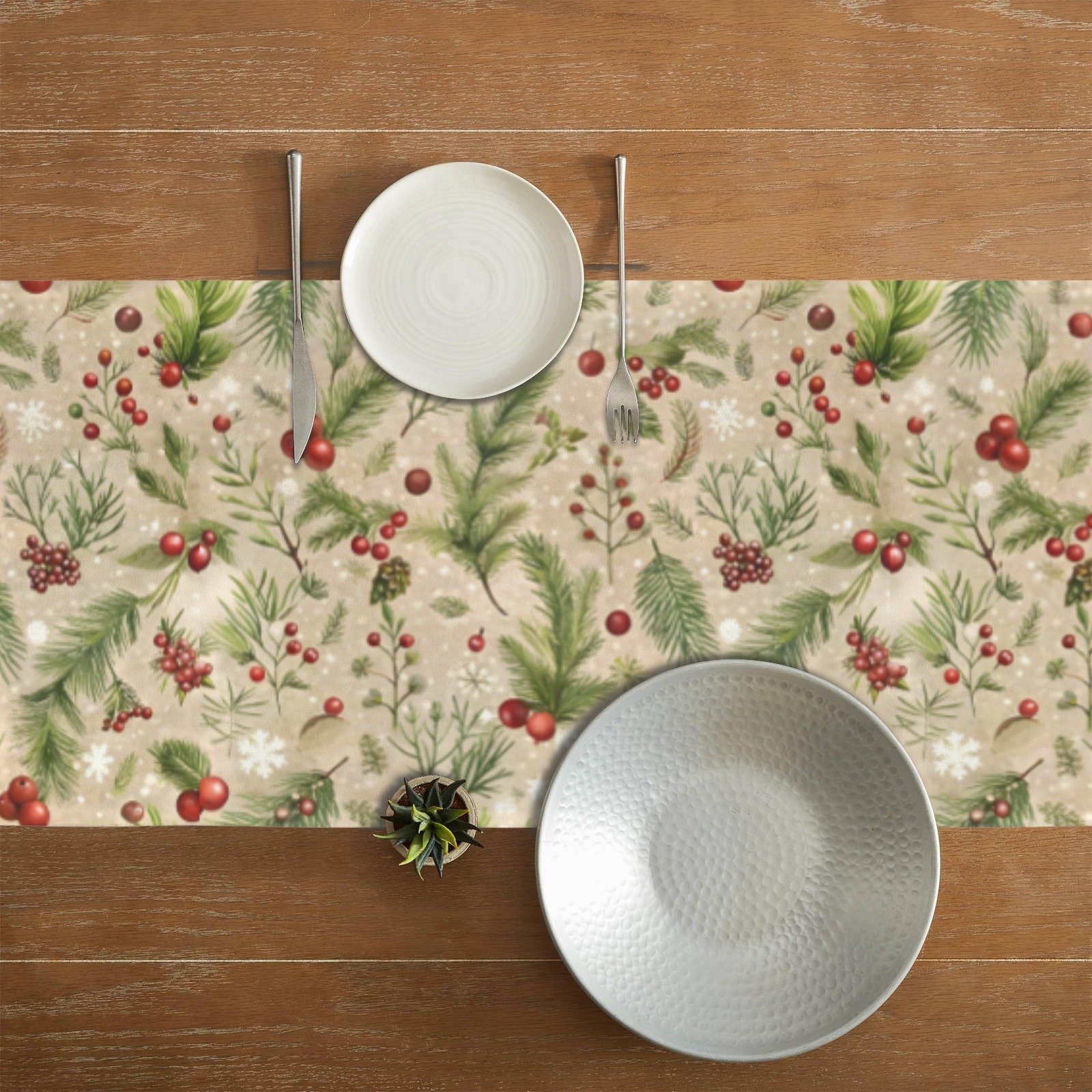 Christmas Table Runner | Cranberry | Holiday Dinner Table Decor Christmas Table Runners Christmas dinner table runner 6 Christmas Table Runner | Cranberry | Holiday Dinner Table Decor Christmas Table Runners Christmas dinner table runner 6