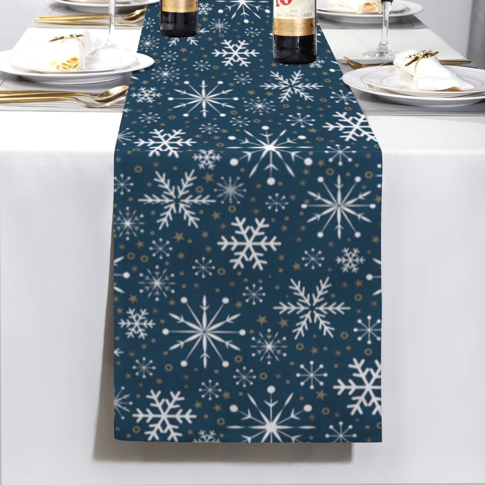 Christmas Table Runner | Daisy | Holiday Dinner Table Decor Christmas Table Runners Christmas dinner table runner 13